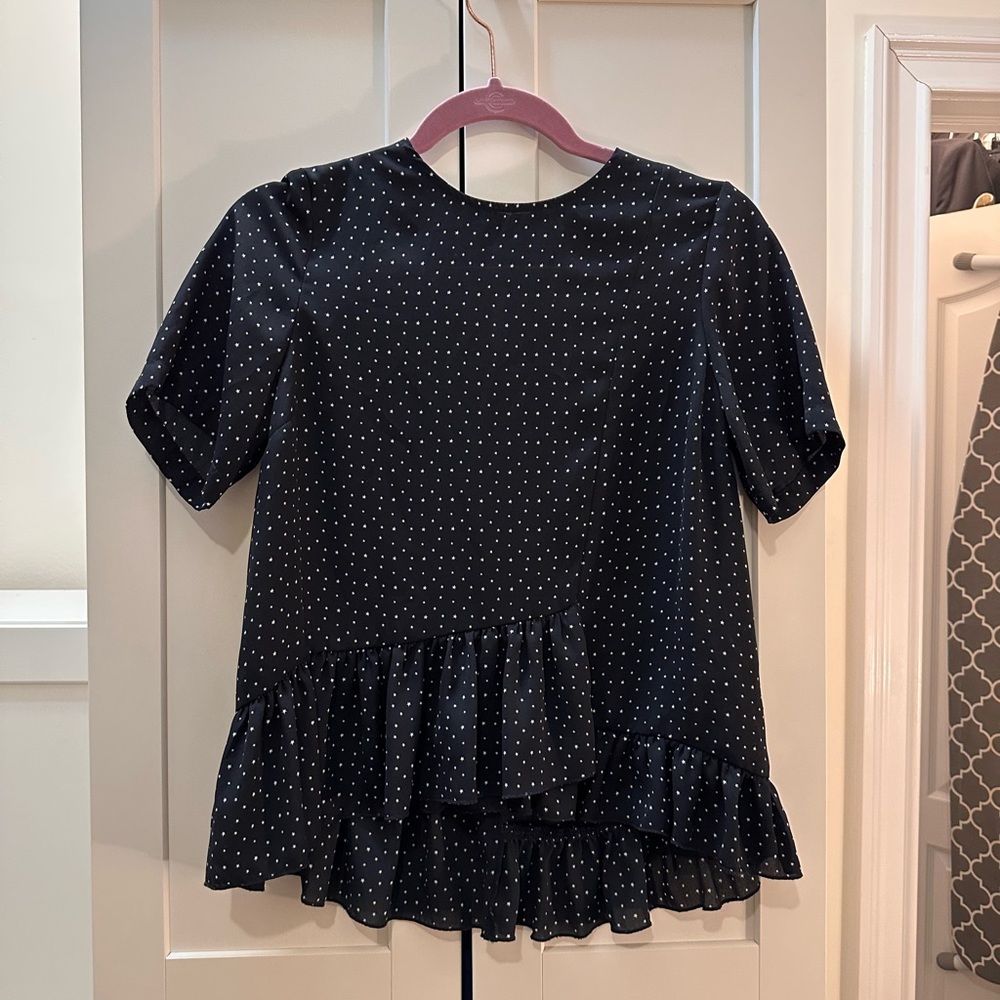 Topshop little star frilly top blouse #y2k fits a size small or extra small